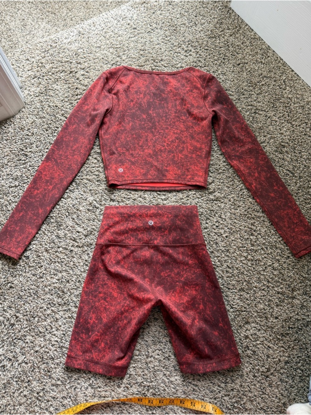 Lululemon Wunder Train Cropped Long Sleeve Shirt